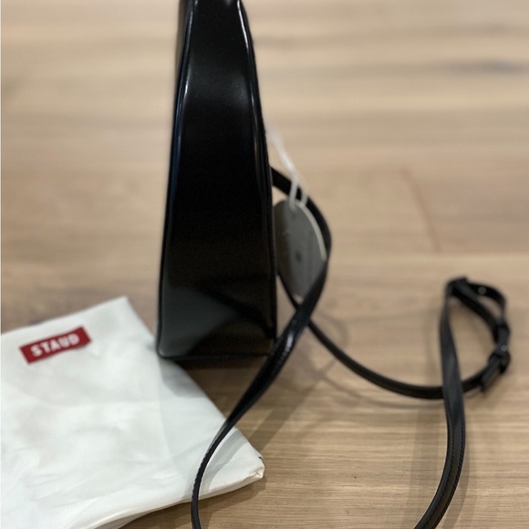 NWT! STAUD MINI MOON CRESCENT BAG BLACK PRICE IS FIRM!!!! - Picture 2 of 7